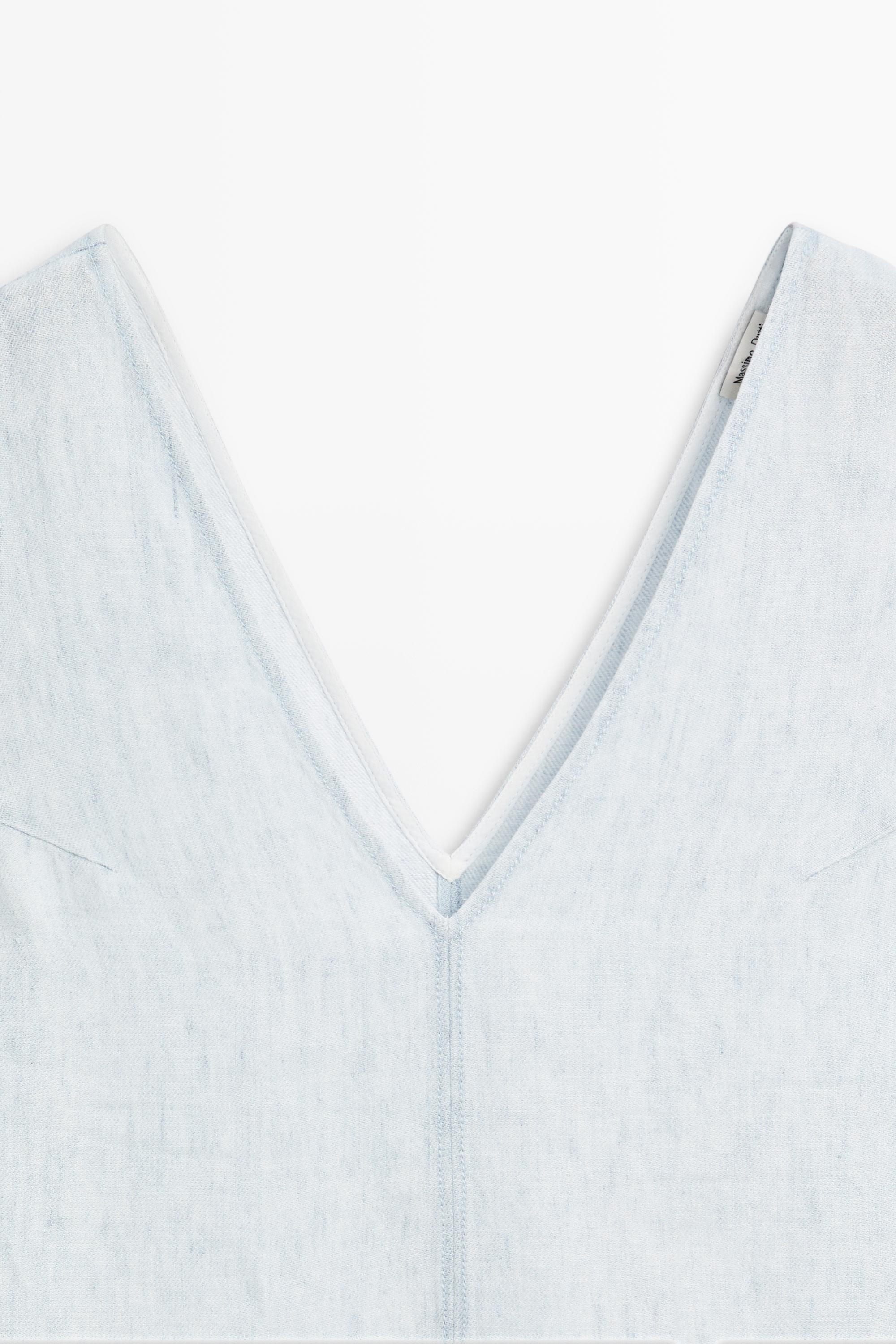 100% Linen Midi Dress - STUDIO